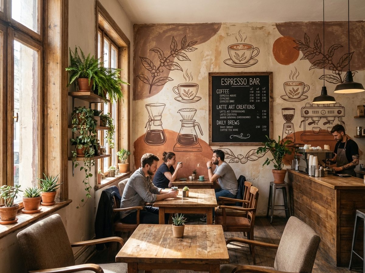 Restaurants wall print